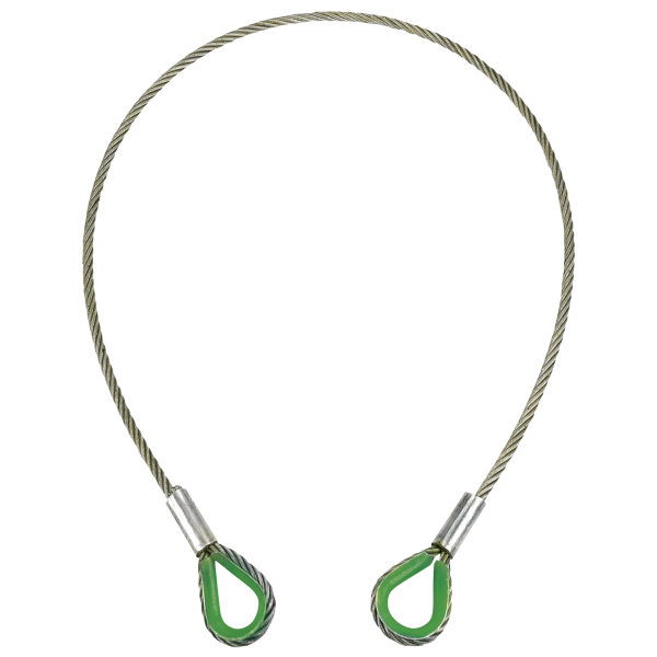 Eller Steel 2 Ton WLL - 14 mm 6 x 36 WS Core Arbeitslänge 2 m