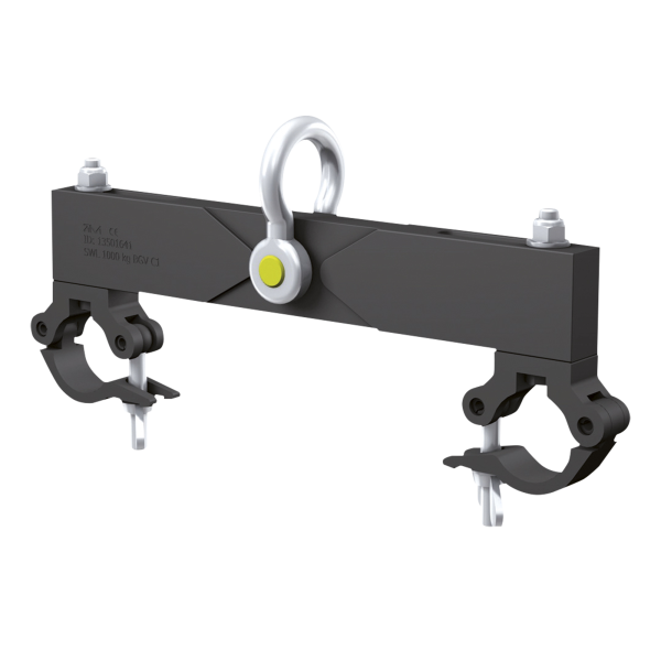 Milos Ceiling Support with Shackle 1 Ton - 290 - 400 mm - black