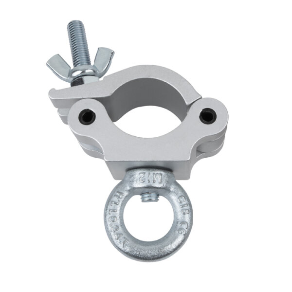 Showgear 50 mm Half Coupler + Eye Zulässige Nutzlast: 340 kg - Aluminium - Silber