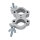 Showgear 50 mm Swivel Coupler Zulässige Nutzlast: 500 kg - Aluminium - Silber