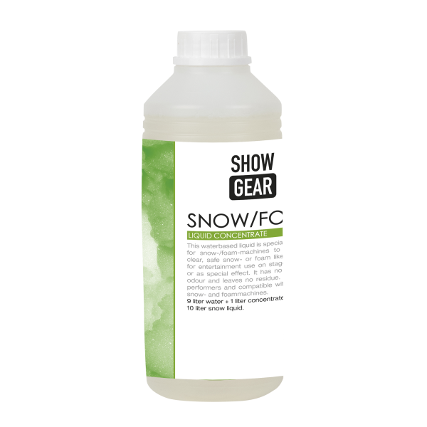Showgear Snow/Foam Concentrate 1 litre 1 litre - water-based