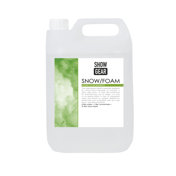 Showgear Snow/Foam Concentrate 5 litre 5 litre - water-based