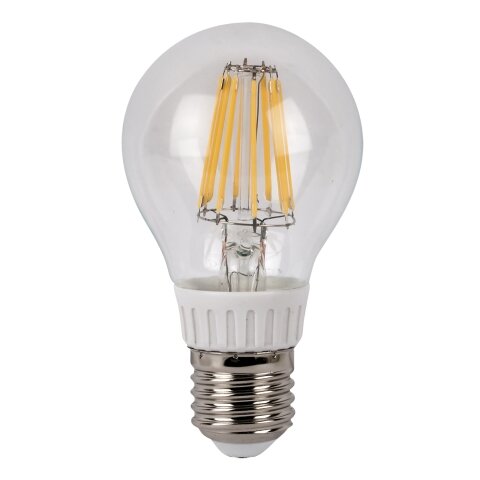 Showgear LED Bulb Clear WW E27 8 W, dimmable