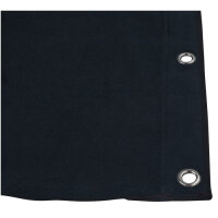 Showgear Backdrop Stagemolton 320 g/m² Black - 300 x 900 cm (W x H)