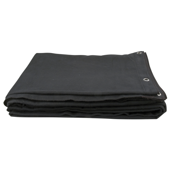 Showgear Backdrop Stagemolton 320 g/m² Schwarz - 600 x 900 cm (B x H)