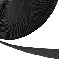 Showgear Hook and Loop Tape - Hook Side Schwarz - 20 mm x 25 m - selbstklebend