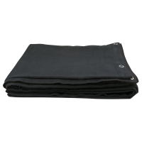 Showgear Backdrop Dekomolton 160 g/m² Black - 300 x 300 cm (W x H)