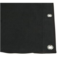 Showgear Backdrop Dekomolton 160 g/m² Black - 300 x 400 cm (W x H)