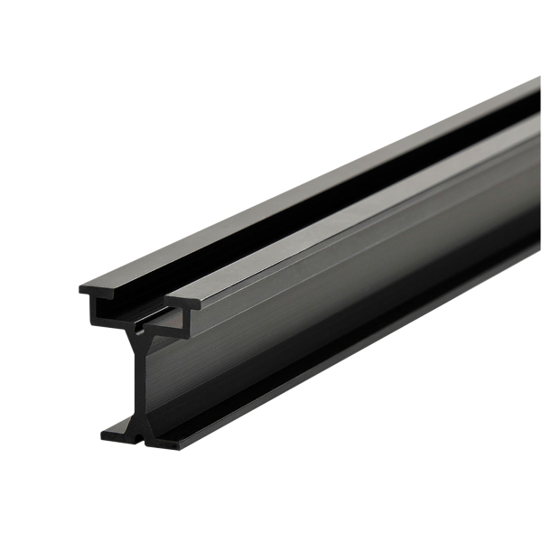 Wentex Eurotrack - Rail - Black 200 cm (L) - eloxiert