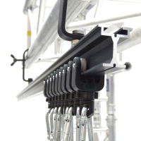 Wentex Eurotrack - Rail - Black 200 cm (L) - eloxiert