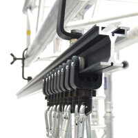 Wentex Eurotrack - Rail - Black 200 cm (L) - eloxiert
