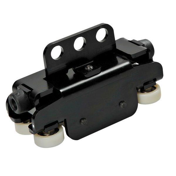 Wentex Eurotrack - Heavy Duty (HD) Runner, Black 4 x 4 Wheels