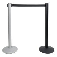 Showgear 2 m Adjustable Crowd Barrier PRO Silver