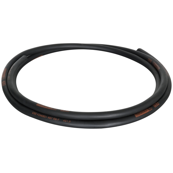 Titanex Neoprene Cable, Black Price per metre - 4x 1.5 mm²