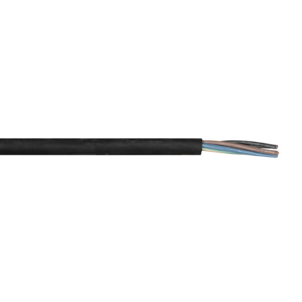 Lineax Neoprene Cable, Black Price per metre - 5x 2.5 mm²