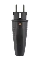 ABL Rubber Schuko Connector Male 240 V - CEE 7/VII