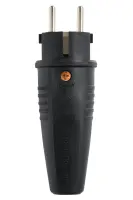 ABL Rubber Schuko Connector Male 240 V - CEE 7/VII