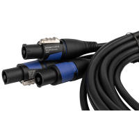 DAP Schuko to Neutrik powerCON splitter 3-way 5 m