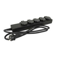 DAP Multisocket Schuko 5-way 3x 1.5 mm² 1.5 m