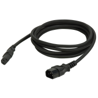 DAP IEC C13 Female to IEC C14 Male 3x 1.5 mm² 0,5 m
