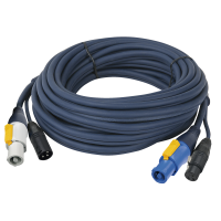 DAP powerCON/XLR M - powerCON/XLR F - DMX / Power 10 m