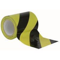 Showgear Floor-Marking Tape Black - yellow - 150 mm / 33 m