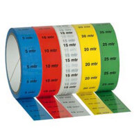 Showgear Marker / Indicator Tape White "15 m" - 25 mm / 33 m