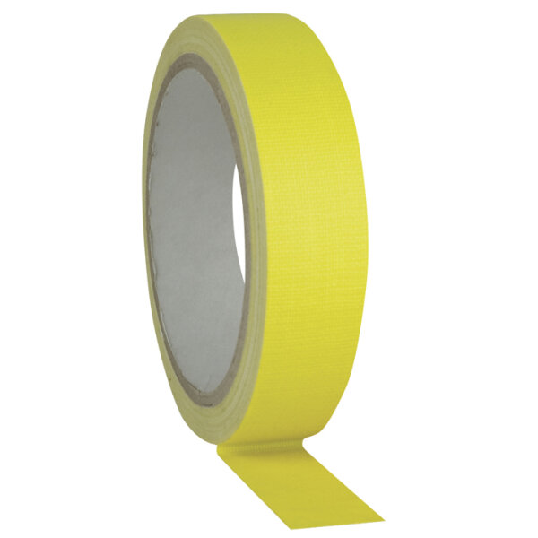 Showgear Gaffa Tape Neon Yellow - 19 mm / 25 m