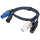 DAP FP17 Hybrid Cable - powerCON & 3-pin XLR - Audio / Power 0.75 m