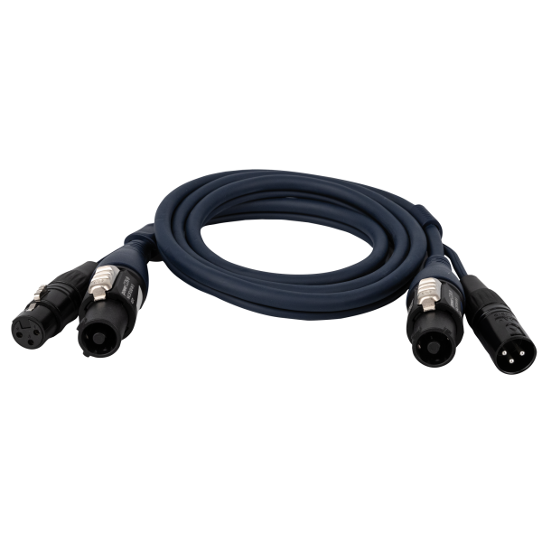 DAP FP17 Hybrid Cable - powerCON & 3-pin XLR - Audio / Power 1,5 m