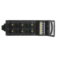 PCE MPD-616 Power Splitter CEE 32 A 6x Schuko-Steckdose,...