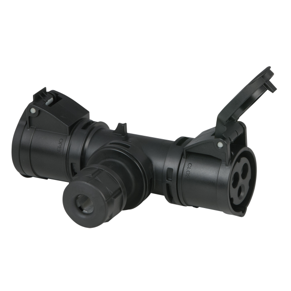 PCE T-connect 2-way 16/3 - Cablegland CEE IP44