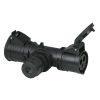 PCE T-connect 2-way 16/3 - Cablegland CEE IP44