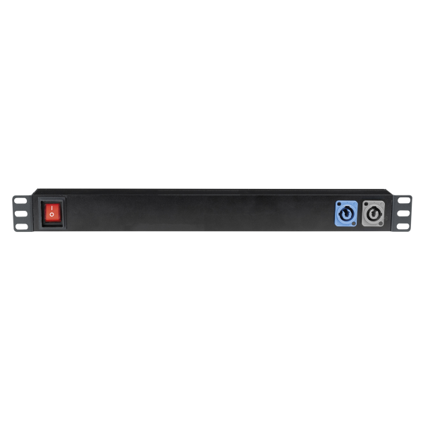 Showgear 19" 1U Socketstrip 7 With powerCON input