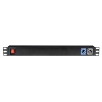 Showgear 19" 1U Socketstrip 7 With powerCON input