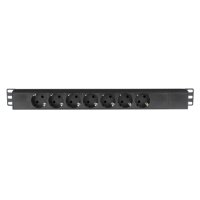 Showgear 19" 1U Socketstrip 7 Mit Powercon-Eingang