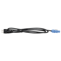 Showgear 19" 1U Socketstrip 7 With powerCON input
