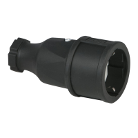 PCE Rubber Schuko Connector Female PCE - IP20