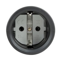 PCE Rubber Schuko Connector Female PCE - IP44