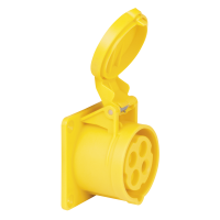 PCE CEE 16 A/110 V 4P Socket - female - yellow Gelb - IP44