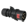 PCE CEE 32 A/400 V 5-pin Plug male Schwarz - Turbo Terminal - screwless - IP44