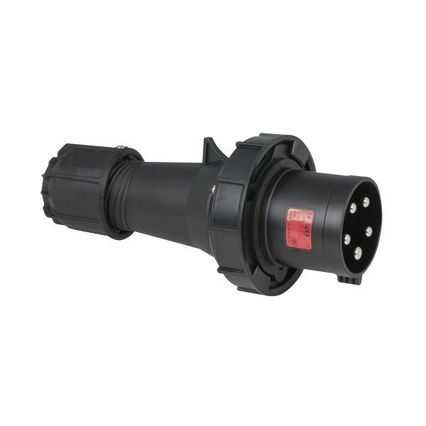 PCE CEE 63 A/400 V 5-pin Plug male Schwarz - IP67