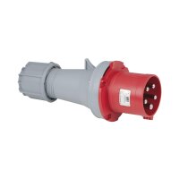 PCE CEE 63 A/400 V 5-pin Plug male Rot - IP44