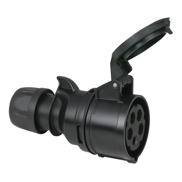PCE CEE 16 A/400 V 5-pin Plug female Schwarz - IP44