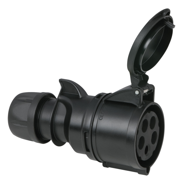 PCE CEE 32 A/400 V 5-pin Plug female Black