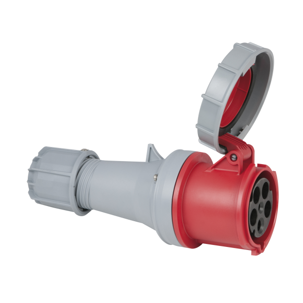 PCE CEE 63 A/400 V 5-pin Plug female Red - IP67