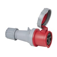 PCE CEE 63 A/400 V 5-pin Plug female Red - IP67