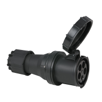 PCE CEE 125 A/400 V 5-pin Plug female Schwarz - IP67
