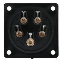 PCE CEE 16 A/400 V 5-pin Socket male Black