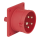 PCE CEE 16 A/400 V 5-pin Socket male Rot - IP44